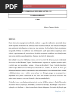 A Epistemologia  na visão Popperiana