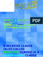 What Is A Relative Clause? Relative Clauses Begin With These Words