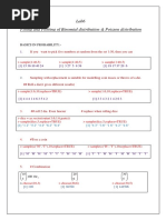 Lab-6-Binomail and Poisson Distribution