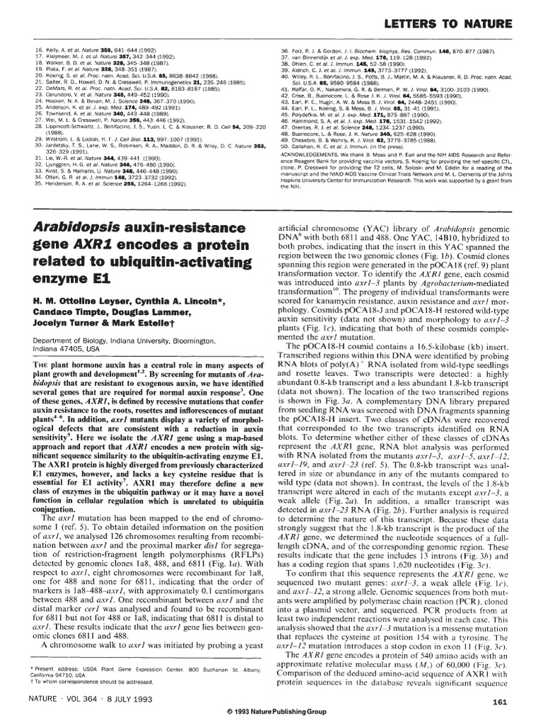 © 1993 Nature Publishing Group | PDF | Home & Garden | Wellness