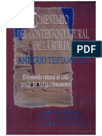 Comentario Del Contexto Cultural de La Biblia Antiguo Testamento (OCR) (Google) PDF
