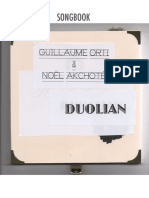 Duolian SongBook - Noël Akchoté & Guillaume Orti - OLA-006