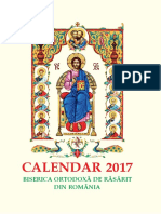 Calendar bisericesc stil vechi