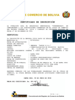 Certificado Registro de Comercio Fundempresa