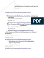 Soil Mechanics of Earthworks