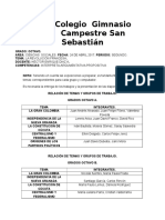 Temas y Exposiciones. Grado Octavo A y B