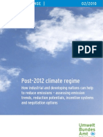 Post 2012 Climate Regime