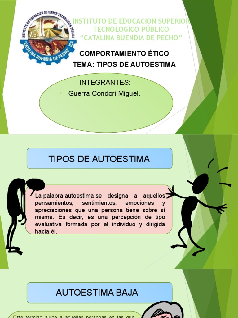Tipos de Autoestima y Características | PDF | Autoestima | Toma de ...