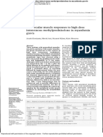 Extraocular Muscle Responses To High Does Intravenous Methylprednisolone in Myasthenia Gravis