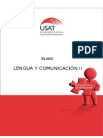 Sílabo Lengua Comunicación II Civil 2017-I