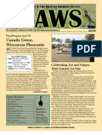 Apr 2008 CAWS Newsletter Madison Audubon Society