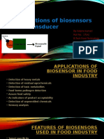 Applications of Biosensors and Transducer