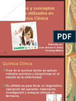 Terminos y Conceptos Basicos Utilizados en Quimica Clinica