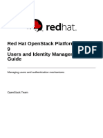 Red Hat OpenStack Platform 9 Users and Identity Management Guide