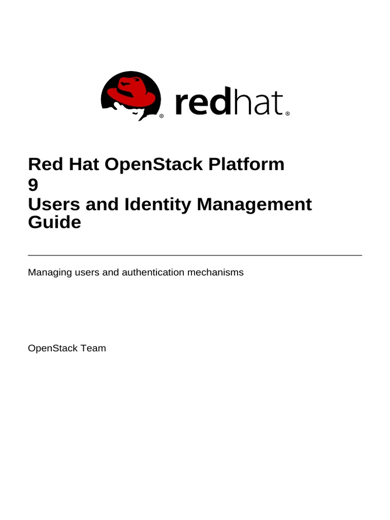 Red Hat OpenStack Platform 9 Users and Identity Management Guide Port