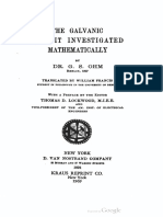 Ohm - The Galvanic Circuit