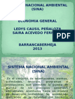 Sistema Nacional Ambiental Diapositivas.