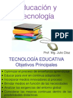 Educación y Tecnología: Prof. Mg. Julio Díaz