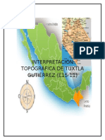 Interpretación Topográfica de Tuxtla Gutiérrez (E15-11)