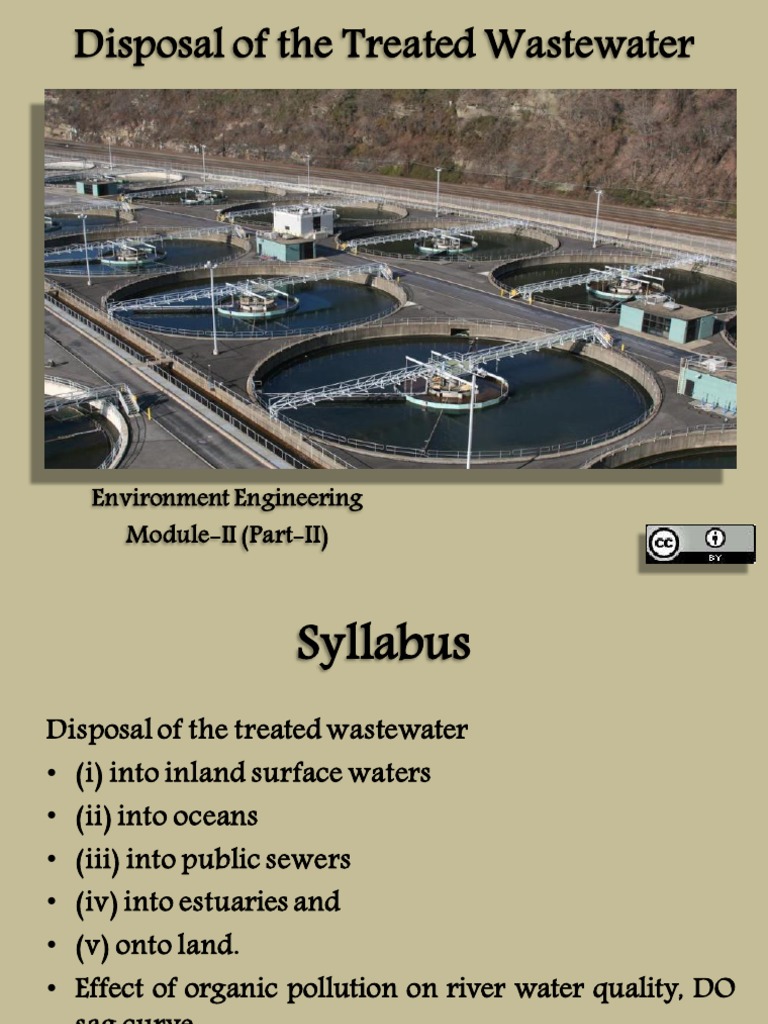 Disposal of the Sewage Effluents | Sewage | Sewage Treatment
