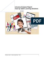 Performance Analysis Report For PJ Enterprises by Optim Learning Solutions