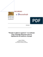  TOLTON Porque Te Quiero Te Aporreo Los Refranes Como Estrategia Discursiva