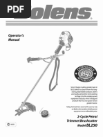 Bolens BL250 - Petrol Trimmer - Bushcutter