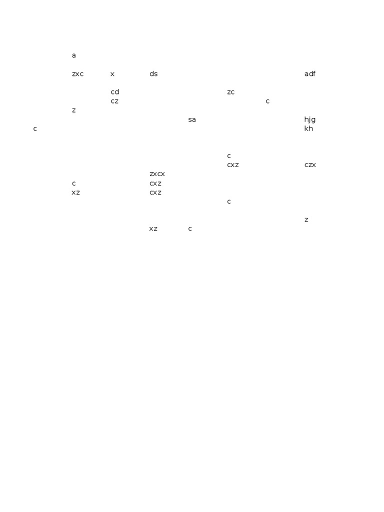 A ZXC X Ds Adf CD ZC CZ C Z Sa HJG C KH | PDF | Teaching Methods ...