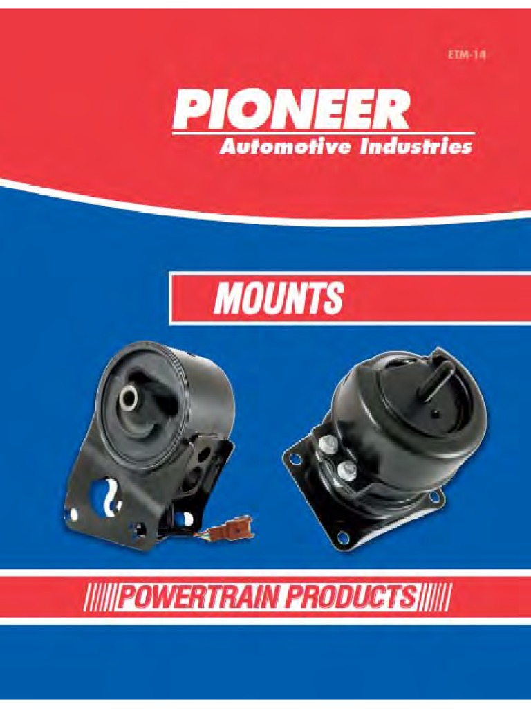 Pioneer Automotive Mounts ETM14 Automatic Transmission