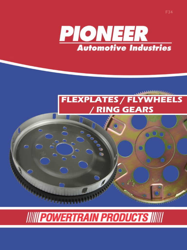 Pioneer Automotive FlexplatesFlywheelsRing Gears FRA2017 PDF