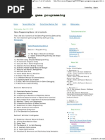 Video Game Programming - Game Programming Gems - List of Contents