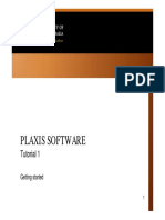 Plaxis Software: Tutorial 1