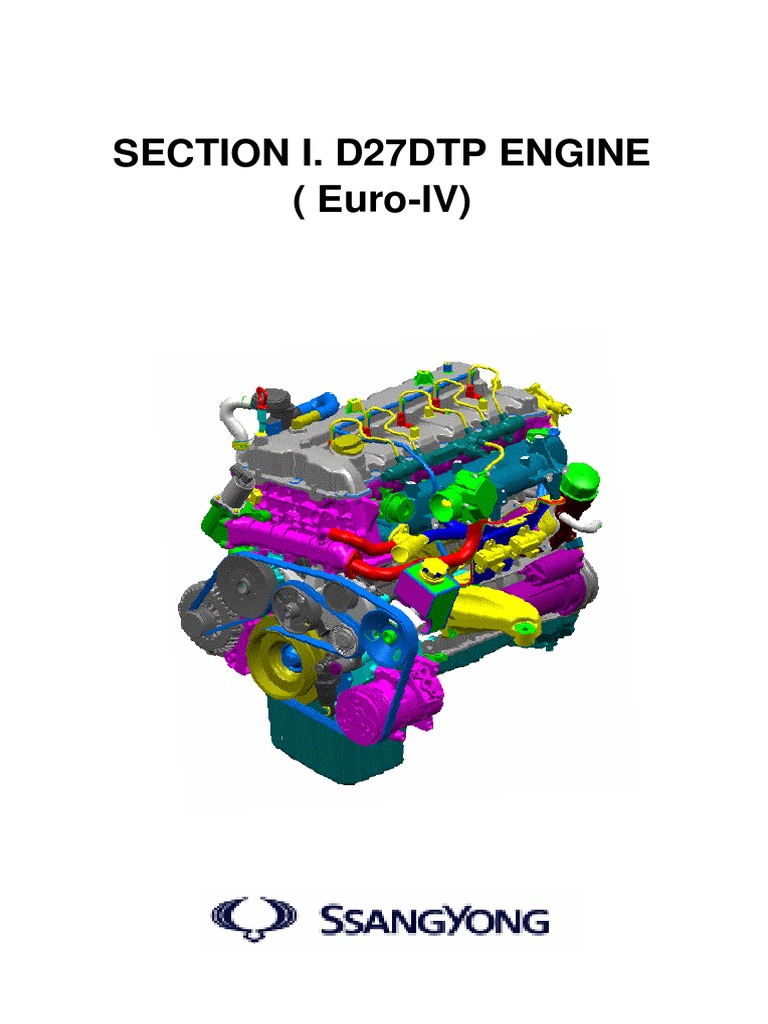 D27DTP Engine Overview and Diagnostics | PDF | Turbocharger | Fuel ...