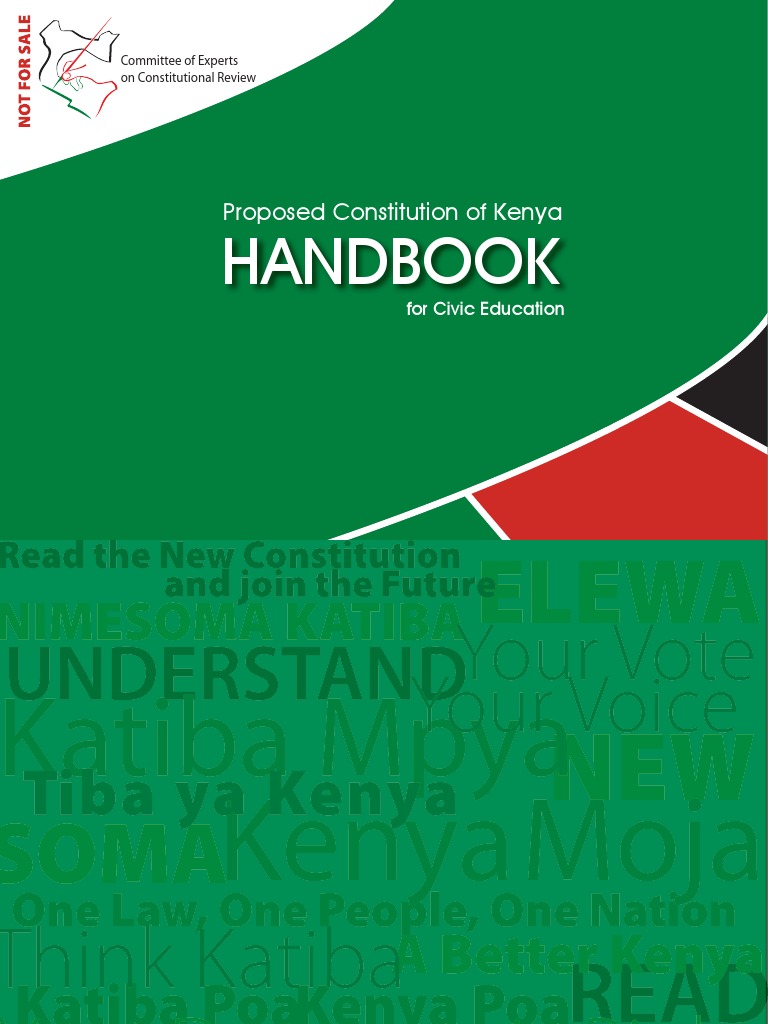 Civic Education Handbook PDF Constitution Citizenship