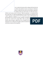 Shell and Tube Heat Exchanger Abstract, Cover Page, Table of Contents