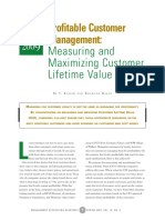 Measuring and Maximising Customer Lifetime Value
