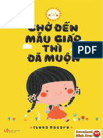 Chờ Đến Mẫu Giáo Thì Đã Muộn pdf - sách nuôi dạy con nên đọc