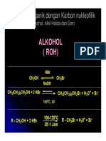 Alkohol - Alkil Halida - Eter