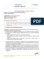 Unidad 4 5 Basico Leo Comprendo y Aprendo PDF