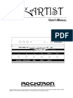 Rocktron Taboo Artist Manuel Utilisateur en 41115 PDF