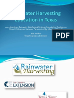 Rainwater Harvesting Education in Texas