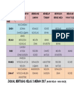 Jadual Bertugas 3 Merah