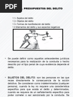 Presupuestos Del Delito