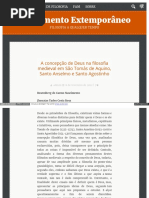 A Concepção de Deus Na Filosofia Medieval