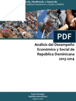 (13.03.17) Análisis Del Desempeño Económico y Social 2013-2014 Final-final 13 Marzo 2017