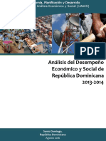 (13.03.17) Análisis Del Desempeño Económico y Social 2013-2014 Final-Final 13 Marzo 2017