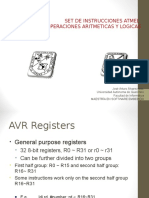 Set de Instrucciones Atmel Operaciones Aritmeticas Y Logicas