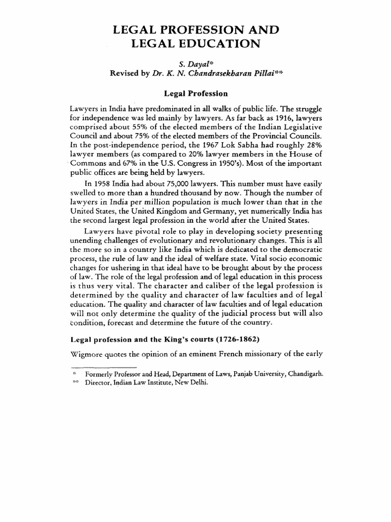 Evolution of Legal Profession in India | PDF | Advocate | Barrister