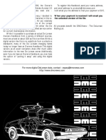 DeLorean Manual