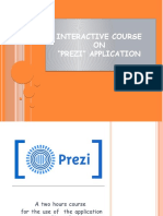Interactive Course ON "Prezi" Application